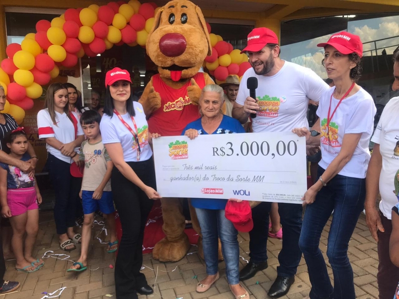 Cliente MM ganha no Troco da Sorte